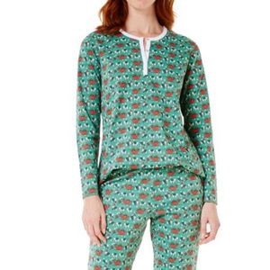 XL roller rabbit holly jolly pajamas set NWT